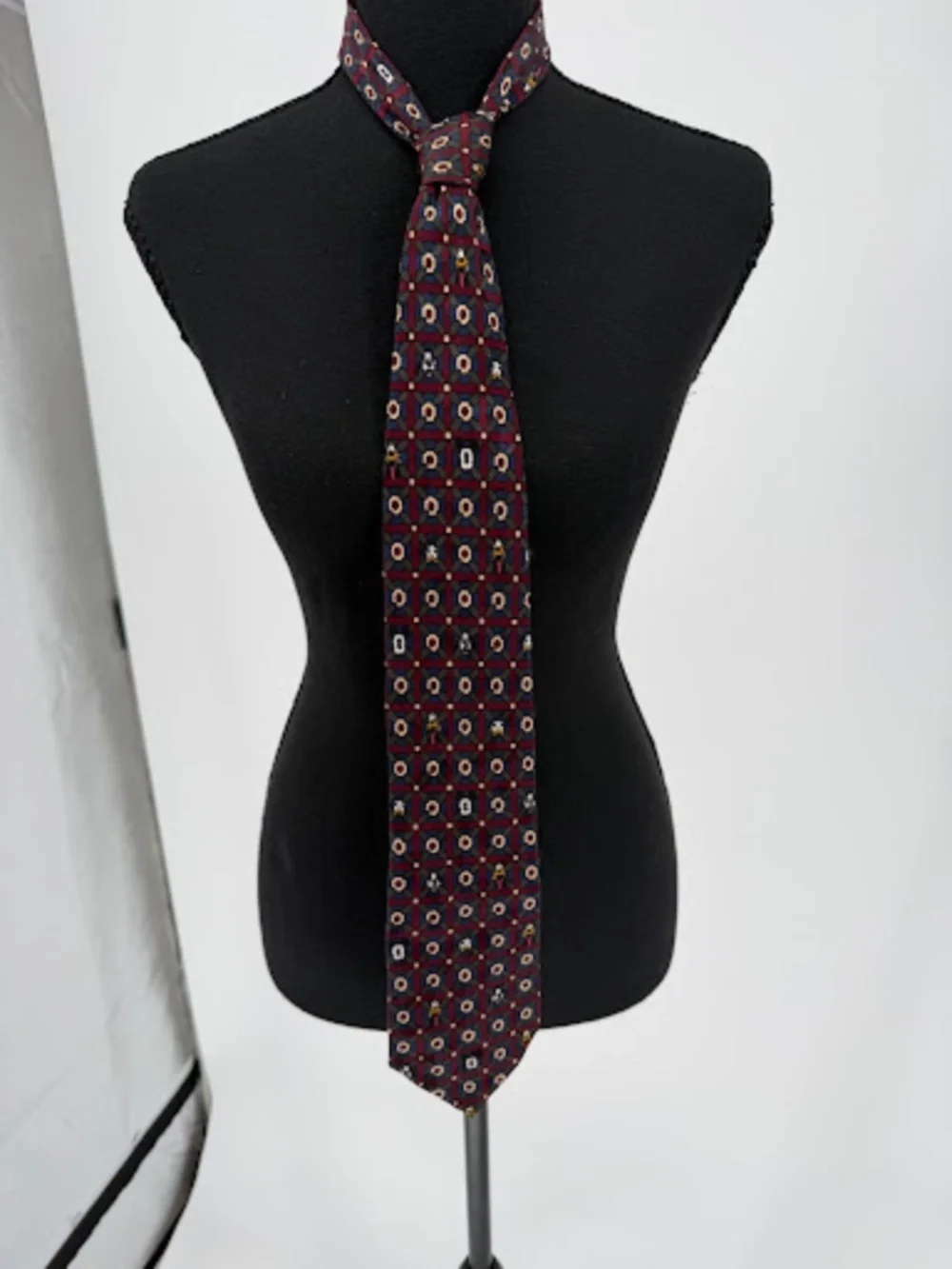 Vintage The Disney Store Classic Characters Silk Necktie